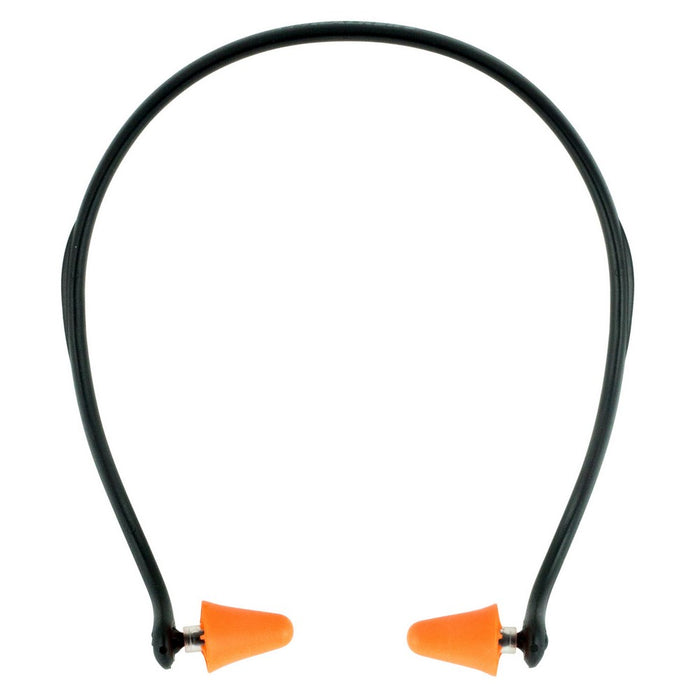 Walker's GWPPLGBND Pro-Tek Ear Plug Band Foam, 25 dB, Behind The Neck Orange/Black Adult