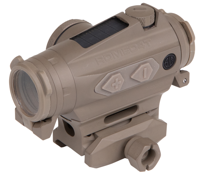 Sig Sauer Electro-Optics SOR43131 Romeo4T Flat Dark Earth 1 x 20 mm 2 MOA Red Ballistic Dot/65 MOA Circle
