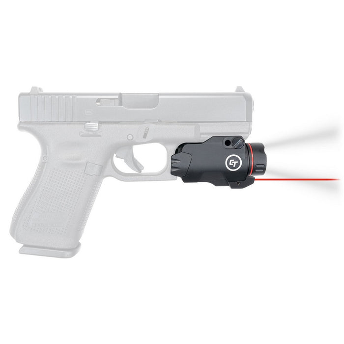 Crimson Trace 0177301 CMR-207 Red Laser Sight & Tactical Light Rail Master Pro Black Red Laser 5mW/400 Lumens 633nM Wavelength, Picatinny/Weaver/Accessory Rail Mount