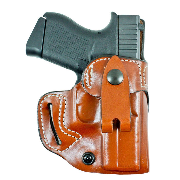 DeSantis Gunhide 159TA8BZ0 Osprey IWB/OWB Tan Leather Belt Slide Fits Glock 43/43x Belt 1.50