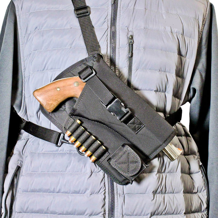 DeSantis Gunhide M72BALRZ0 Yukon Hunting Rig Shoulder Nylon Shoulder Fits Ruger GP100 4