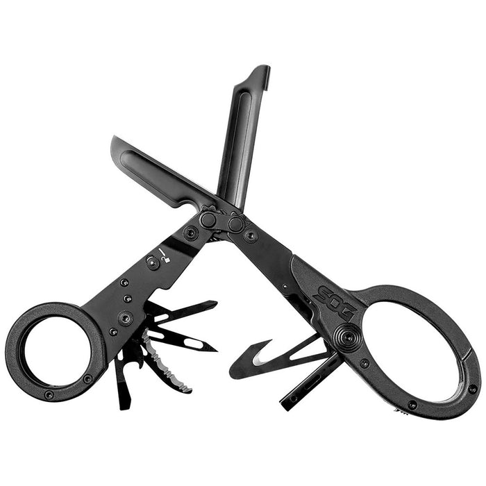 S.O.G SOG231250143 ParaShears Black 3Cr13MoV SS Plain Blade Features 11 Tools