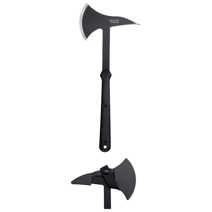 Cold Steel CS80TPA3 Demko Hawk Tomahawk 65Mn Carbon Steel Blade Black Heavy Duty Nylon Handle, 17.50
