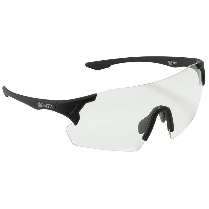 Beretta USA OC061A2854014HUNI Challenge EVO Glasses Clear Lens Black Frame