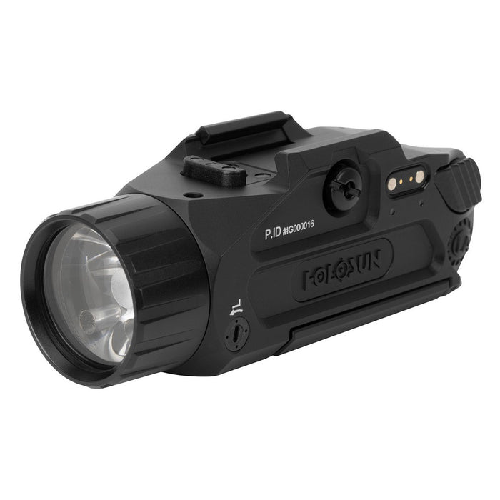 Holosun PIDDUAL Positive Identification Device Dual Black Anodized Green/Infrared Laser 400/800 Lumens White Light LED