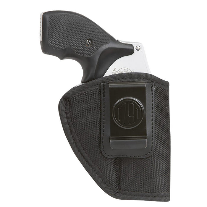 1791 Gunleather PNIWB2BLKL Premium Nylon IWB Size 02 Black Ballistic Nylon Belt Clip Left Hand