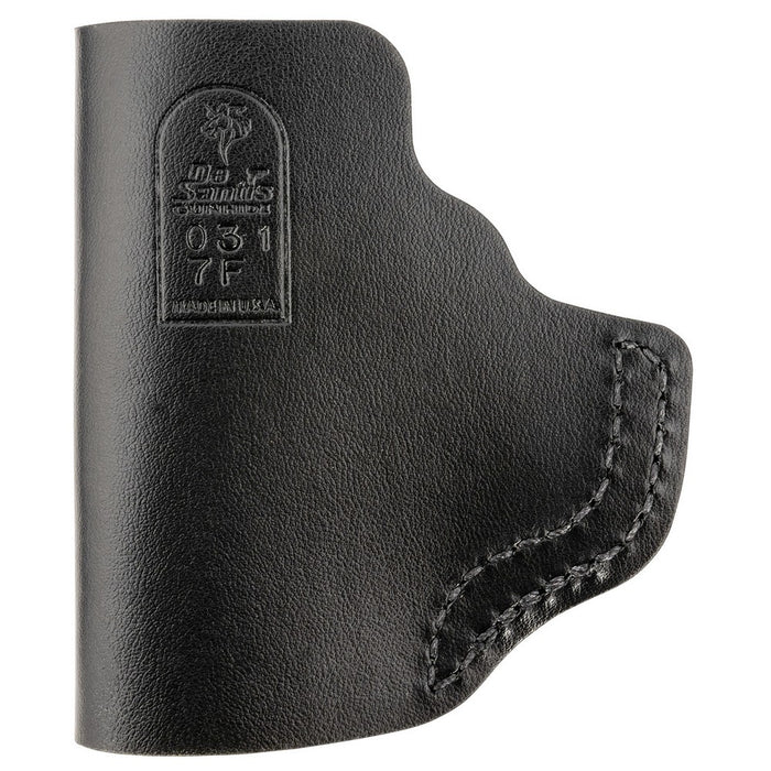 DeSantis Gunhide 031BA7FZ0 Insider IWB Black Leather Belt Clip Fits Ruger LCP II Right Hand