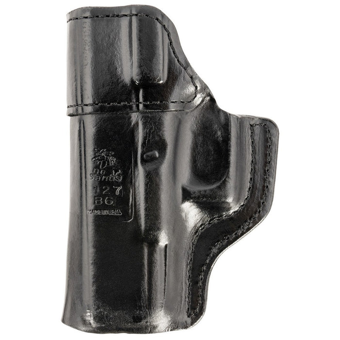DeSantis Gunhide 127BAB6Z0 Inside Heat IWB Black Leather Belt Clip Fits Glock 19/19 Gen 5/19X/23/32/45 Right Hand