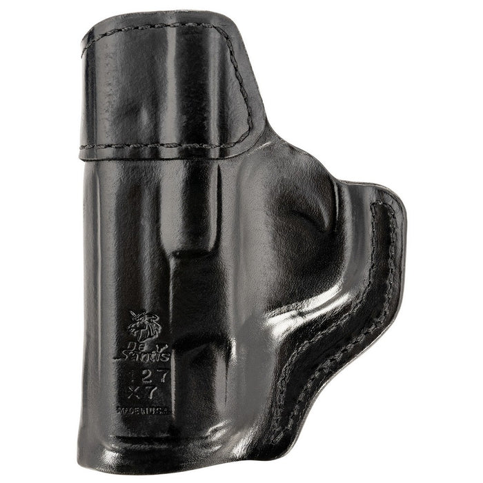 DeSantis Gunhide 127BAX7Z0 Inside Heat IWB Black Leather Belt Clip Fits S&W M&P Shield 9/40 Right Hand