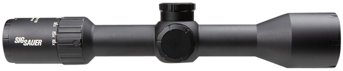 Sig Sauer Electro-Optics SOW63111 Whiskey6 Black 3-18x44mm 30mm Tube MOA Milling Hunter 2.0 Reticle