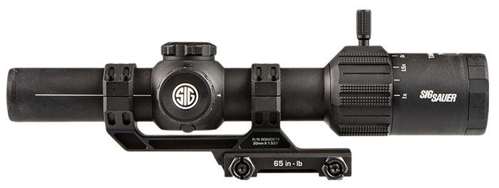 Sig Sauer Electro-Optics SOTM61002 Tango-MSR LPVO Black 1-6x24mm 30mm Tube Illuminated BDC6 Reticle