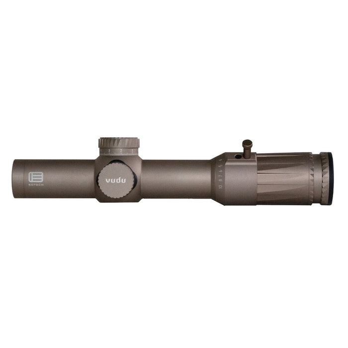 Eotech VDU110FFSR5TAN Vudu Tan 1-10x28mm, 34mm Tube 1 MOA Illuminated Red SR5 MRAD Reticle