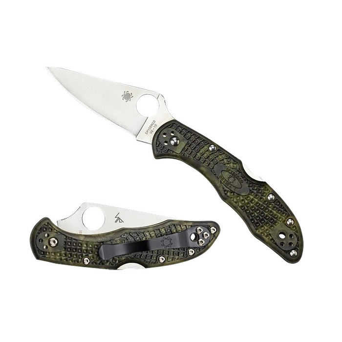 Spyderco C11ZFPGR Delica 4 Lightweight 2.90