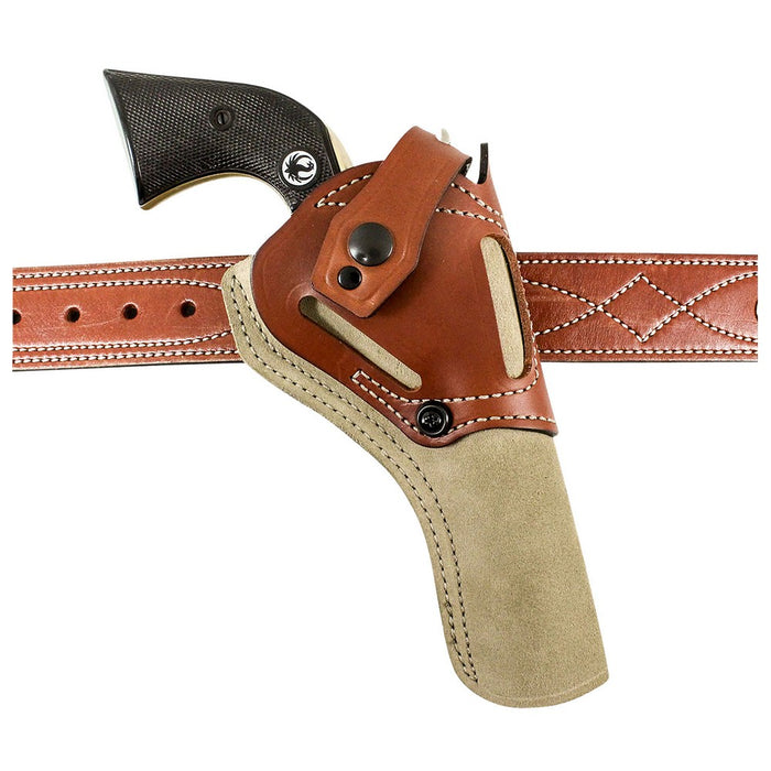 DeSantis Gunhide 189NJ3UZ0 Wild Hog OWB Natural Leather Belt Fits Heritage Rough Rider 6.50 Ambidextrous