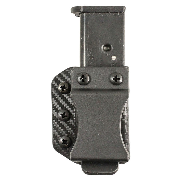 DeSantis Gunhide A100KJYYZ Persuader Mag Pouch IWB/OWB Black Kydex Belt Clip Compatible w/ Glock 43 Ambidextrous