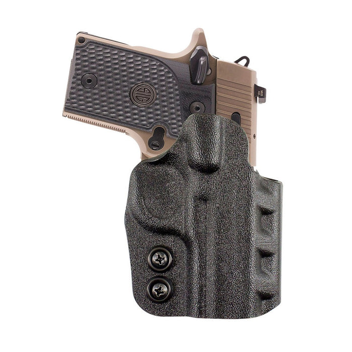 DeSantis Gunhide D94KA1VZ0 Cazzuto OWB Black Kydex Paddle Fits Springfield SA-35 Right Hand