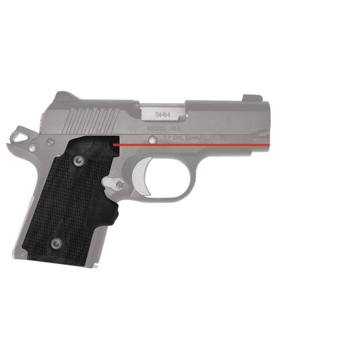 Crimson Trace 0152601 LG-409 Lasergrips Black Red Laser Kimber Micro 9