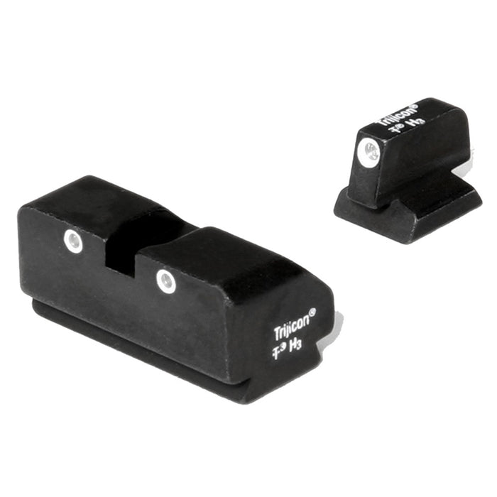Trijicon 600188 Bright & Tough Night Sights- Desert Eagle Black | Green Tritium White Outline Front Sight Green Tritium White Outline Rear Sight