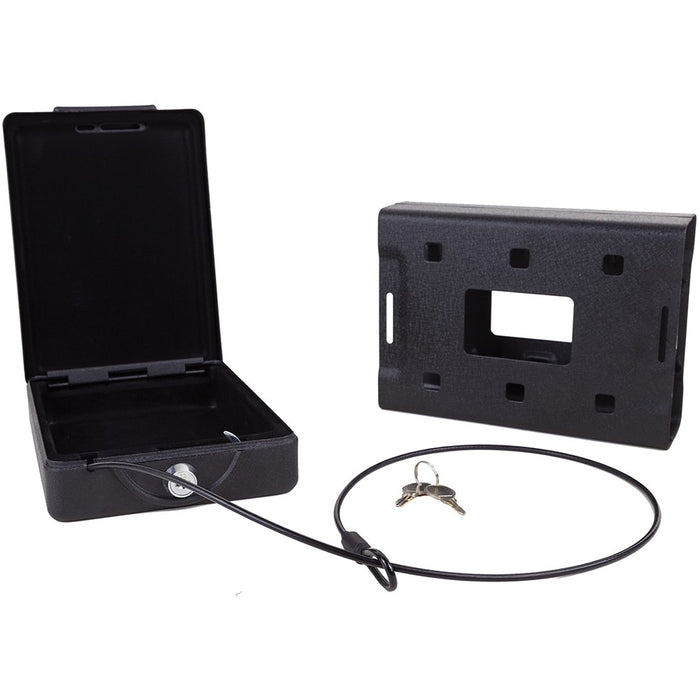 Bulldog BD1100 Car Vault Key Entry Matte Black Powder Coat Steel Holds 1 Handgun 8.70