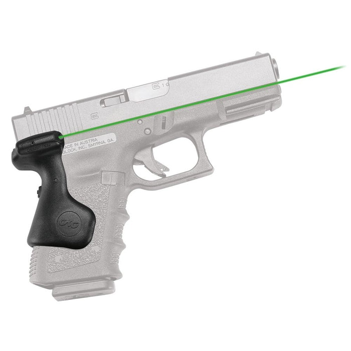 Crimson Trace 0167501 LG-639G Green Lasergrips Black Glock Gen 3/4/5 Compact