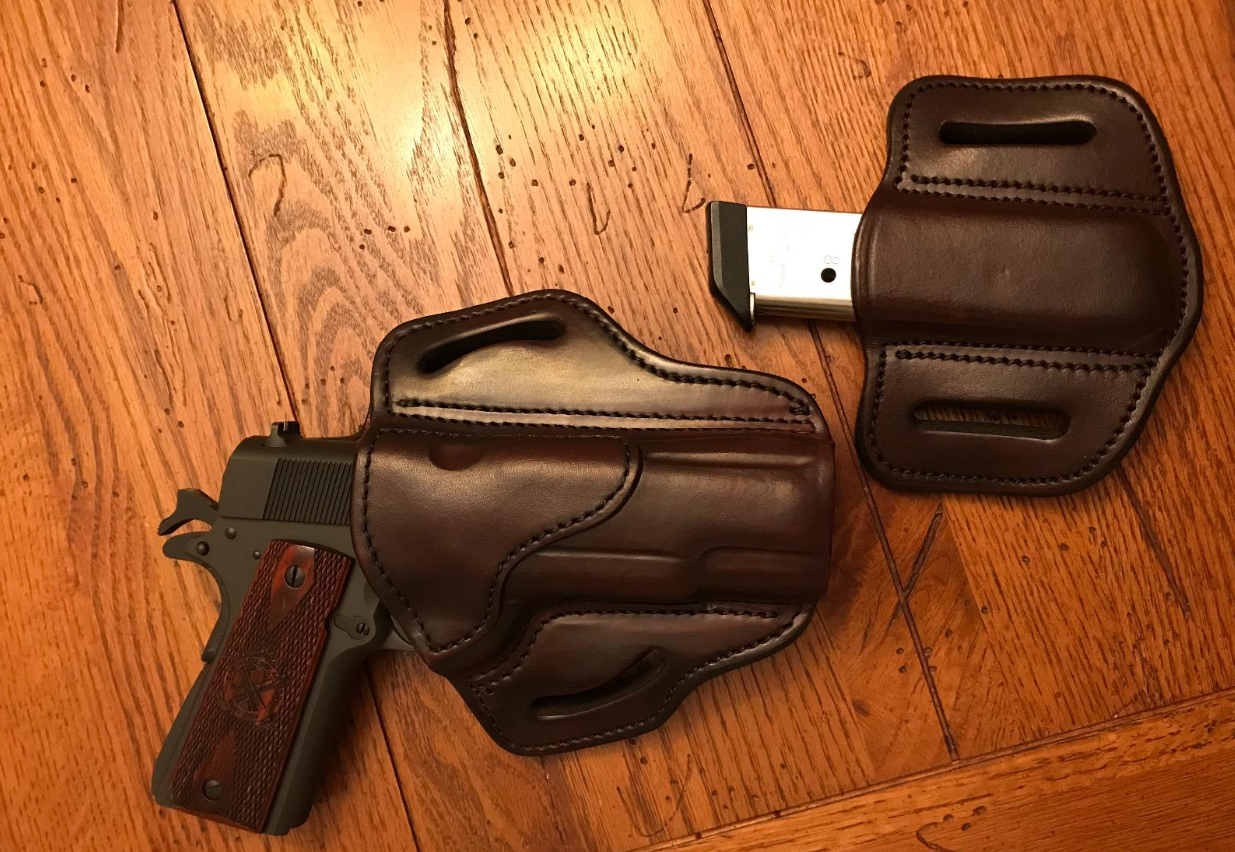 1791 Gunleather MAG1.2 Single Mag Holster: Premium Leather Magazine Carrier
