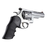 Hogue 58000 Monogrip Finger Grooves Black Rubber Fits Dan Wesson 44/357