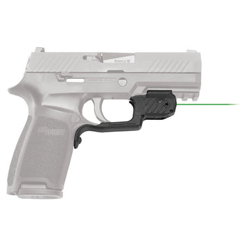 Crimson Trace 0177801 LG-420G Green Laserguard  Black Sig Sauer P320/M17/M18