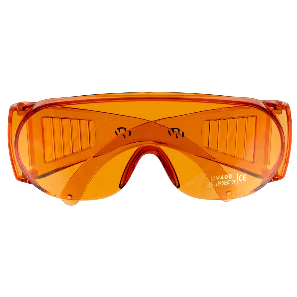 Walker's GWPFCSGLAMB Sport Glasses Full Coverage Adult Amber Lens Polycarbonate Amber Frame