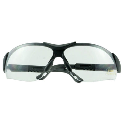 Walker's GWPXSGLCLR Sport Glasses Elite Adult Clear Lens Polycarbonate Black Frame