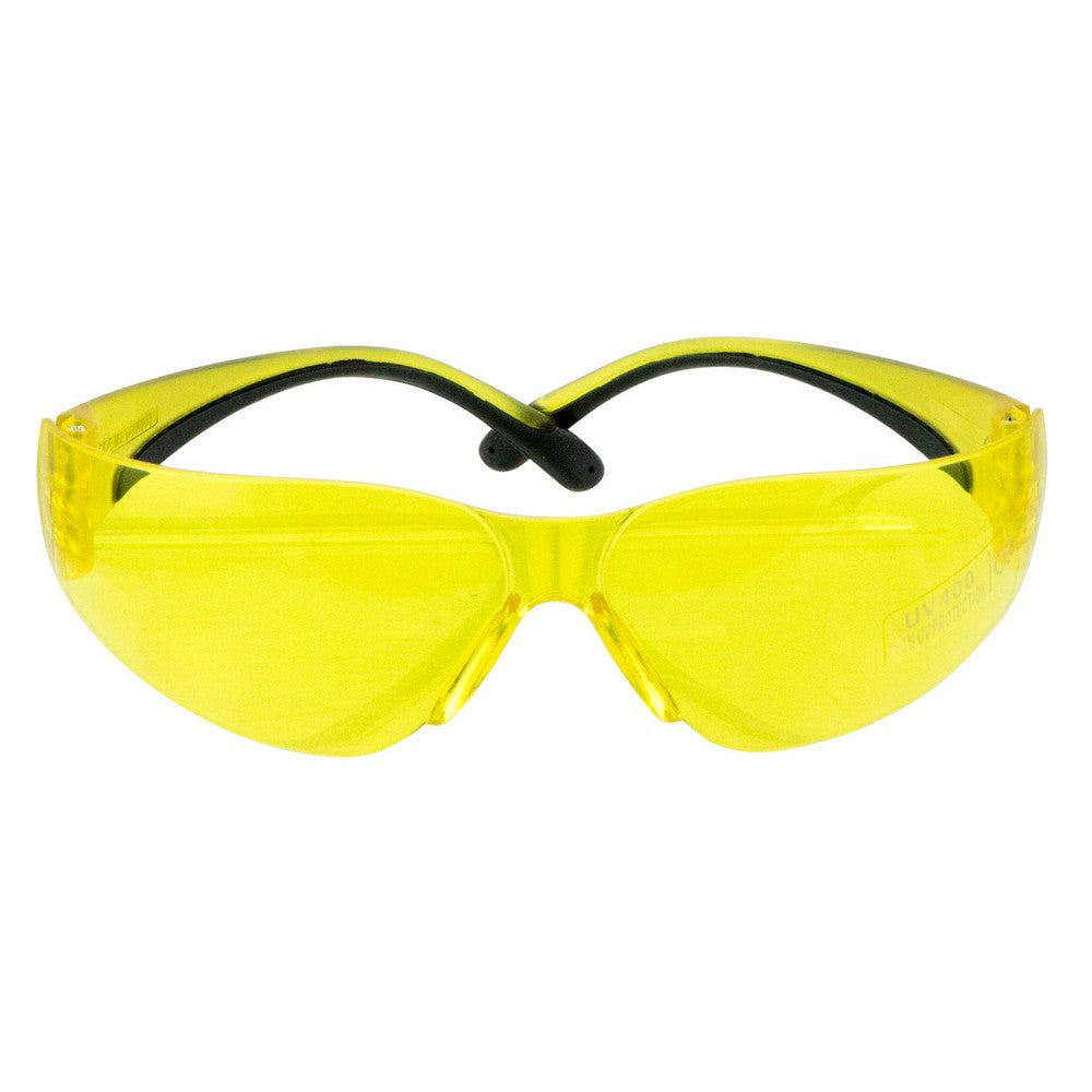 Walker's GWPYWSGYL Sport Glasses Clearview Youth Yellow Lens Polycarbonate Yellow Frame