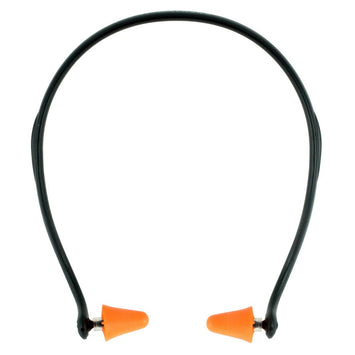 Walker's GWPPLGBND Pro-Tek Ear Plug Band Foam, 25 dB, Behind The Neck Orange/Black Adult