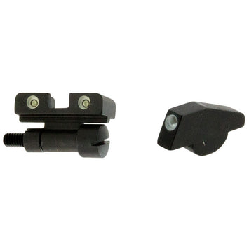 Meprolight USA 227713101 Tru-Dot  Black | Green Tritium Front Sight Green Tritium Adjustable Rear Sight