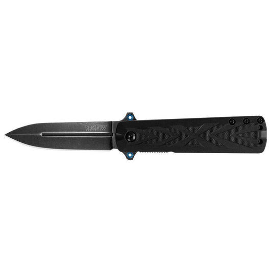 Kershaw 3960 Barstow  3" Folding Spear Point Plain Black Oxide Blackwash 8Cr13MoV SS Blade Black Glass-Filled Nylon Handle Includes Pocket Clip