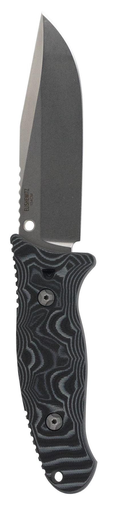 Hogue 35279 EX-F02 4.50" Fixed Clip Point Plain Black 154CM SS Blade/G-Mascus Black G10 Handle