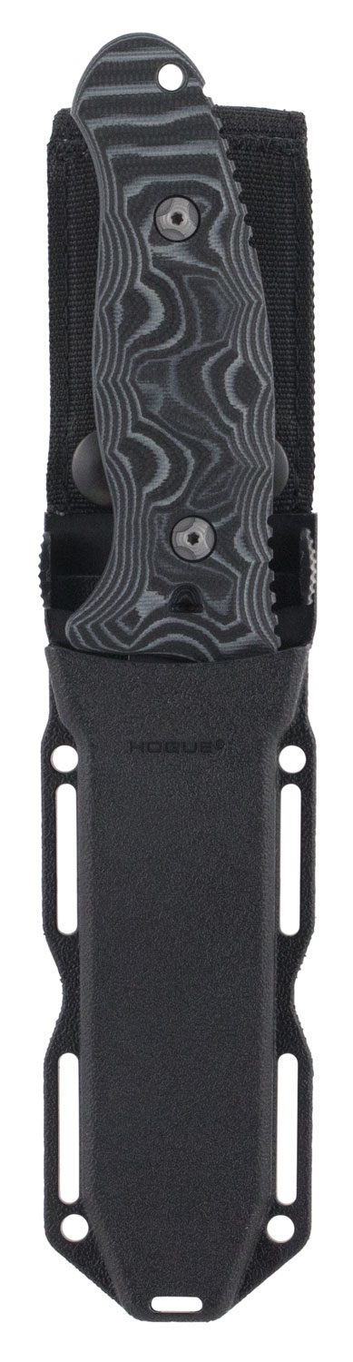 Hogue 35279 EX-F02 4.50" Fixed Clip Point Plain Black 154CM SS Blade/G-Mascus Black G10 Handle