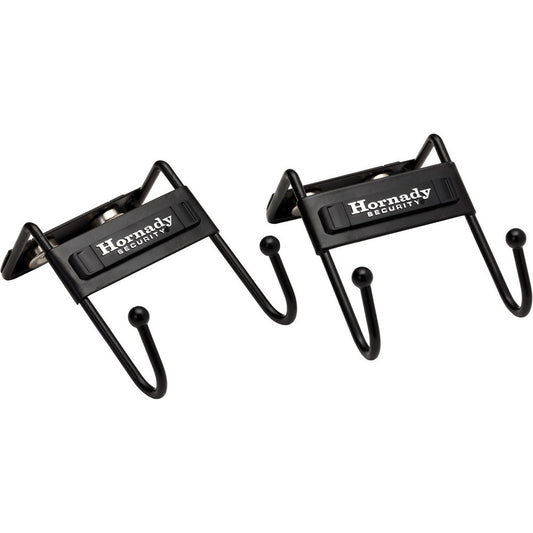 Hornady 95911 Magnetic Safe Hook  Metal Black 2 Pack