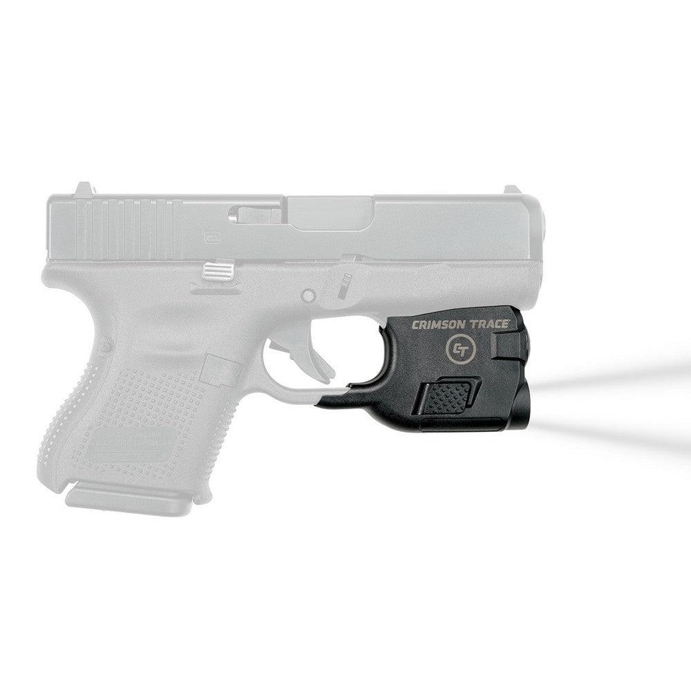 Crimson Trace 0183301 LTG-777 For Glock 26/27/33 Lightguard Black Anodized 110 Lumens White LED Light