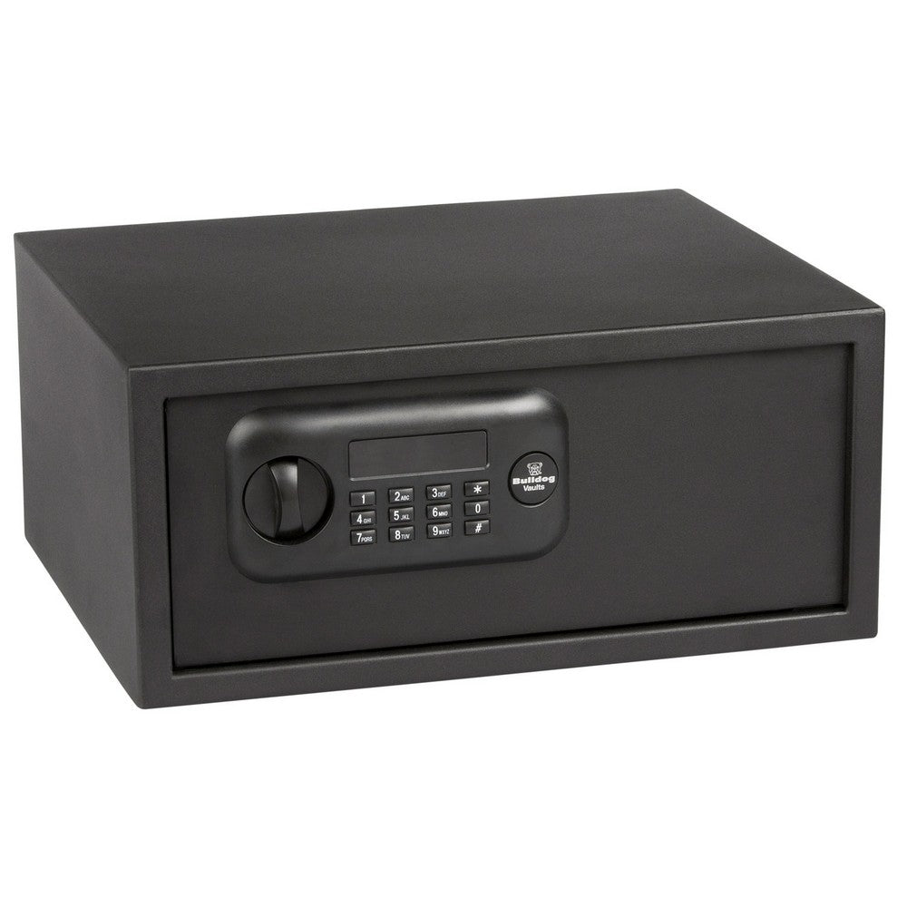 Bulldog BD1035 Digital Laptop Vault Standard Keypad/Key Entry Black Powder Coat Steel 17" x 14.50" x 7.70"