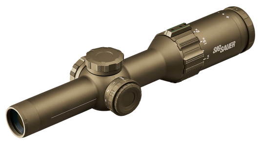 Sig Sauer Electro-Optics SOT61231 Tango6T Flat Dark Earth 1-6x24mm 30mm Tube Illuminated Horseshoe Dot 5.56/7.62 Reticle