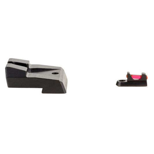 Trijicon 601065 Fiber Sights- CZ P10, P10C  Black | Red Fiber Optic Front Sight Front Sight Black Rear Sight