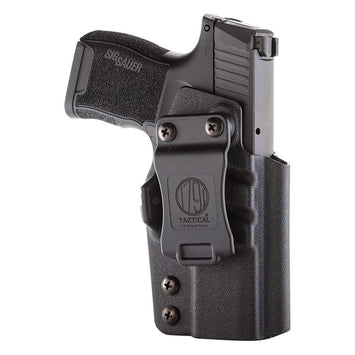 1791 Gunleather TACIWBP365BLKR Tactical Kydex  IWB Black Kydex Belt Clip Fits Sig P365