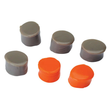 Walker's GWPSILPLGOFDE Silicone Putty  32 dB In The Ear  Flat Dark Earth/Orange Adult 3 Pack