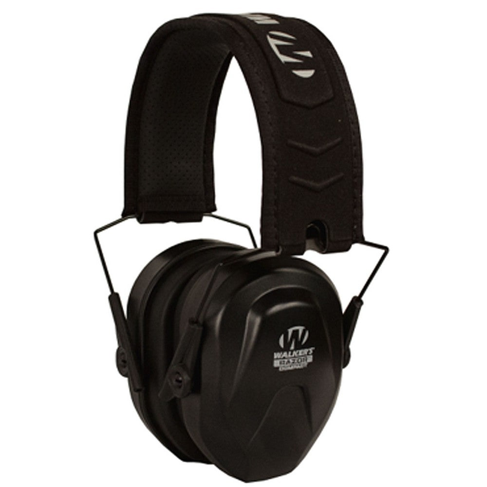 Walker's GWPCRPAS Razor Compact Passive Muff 24 dB Over the Head Black Polymer Fits Youth/Women