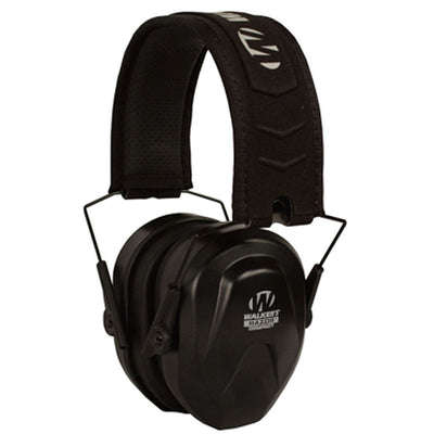 Walker's GWPCRPAS Razor Compact Passive Muff 24 dB Over the Head Black Polymer Fits Youth/Women