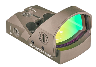 Sig Sauer Electro-Optics SOR1P103 Romeo1Pro Flat Dark Earth 1 x 30 mm 6 MOA Red Dot