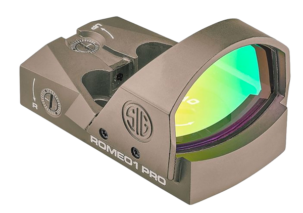 Sig Sauer Electro-Optics SOR1P103 Romeo1Pro Flat Dark Earth 1 x 30 mm 6 MOA Red Dot