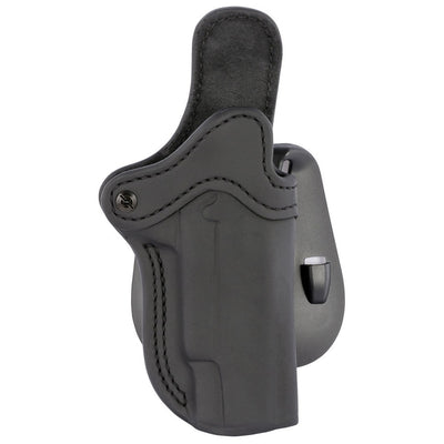 1791 Gunleather ORPDH1SBLR BH1 Optic Ready OWB 01 Stealth Black Leather Paddle Fits 4-5" 1911