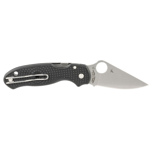 Spyderco C223PBK Para 3 Lightweight 2.92" Folding Clip Point Plain CTS BD1 SS Blade FRN Black Includes Pocket Clip