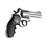 Hogue 19100 Monogrip Finger Grooves Black Nylon Cobblestone Finish Fits S&W K Frame with Round Butt