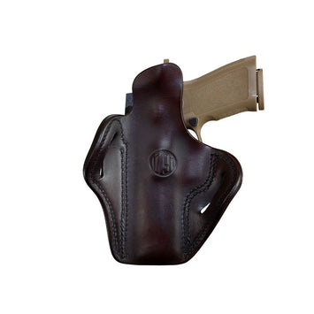 1791 Gunleather ORBH24SBRR BH2.4 Optic Ready OWB 2.4 Signature Brown Leather Belt Slide Fits Walther PPQ/Sig P320/Springfield XD-M Right Hand